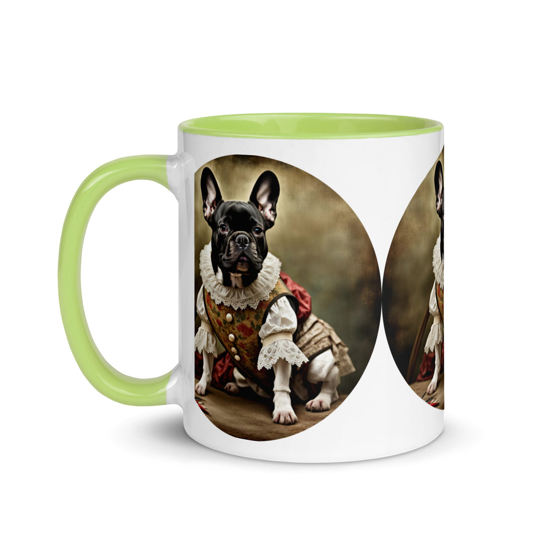 Mug with Color Inside-French Bulldog V8