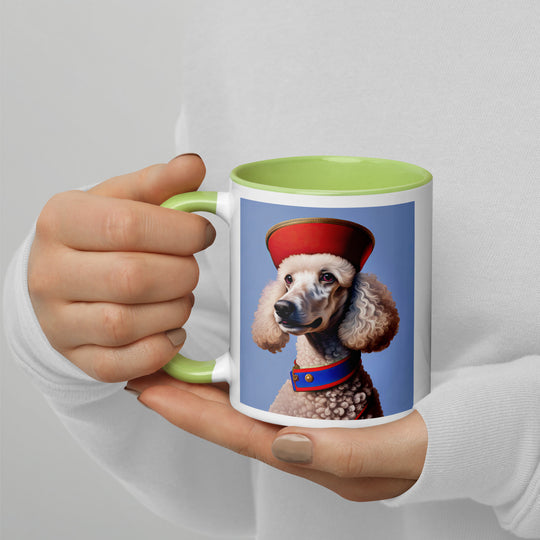 Poodle- Mug with Color Inside v3