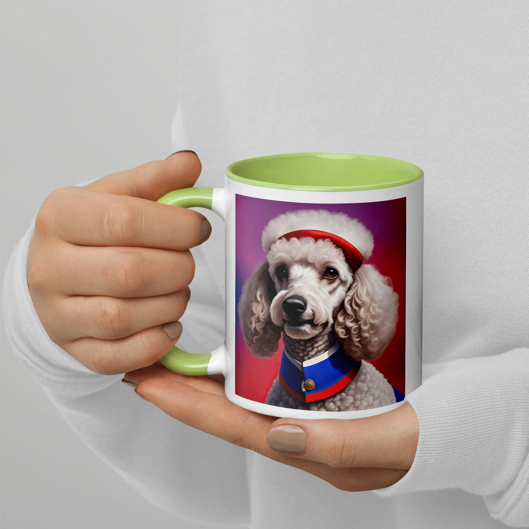 Poodle- Mug with Color Inside v5