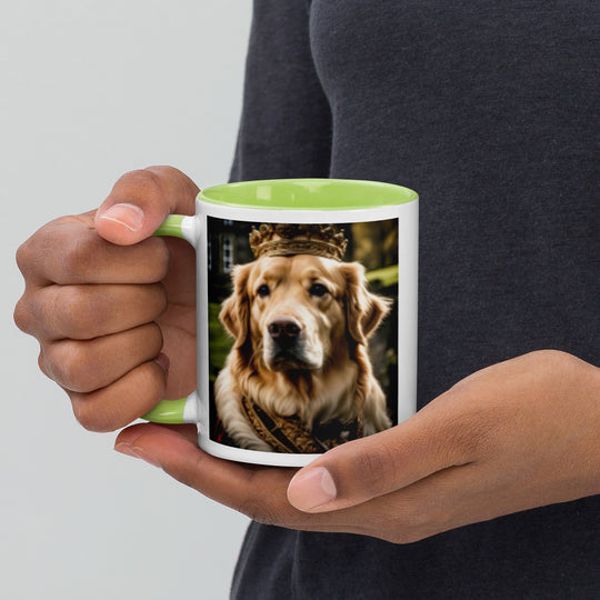 Golden Retriever- Mug with Color Inside V2