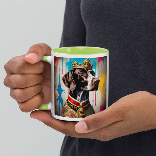 German Shorthaired Pointer- Mug with Color Inside