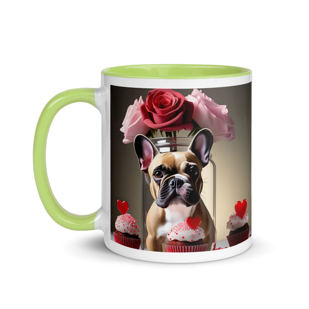 French Bulldog Romantic- Mug with Color Inside