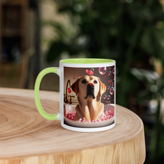 Labrador Retriever Romantic- Mug with Color Inside