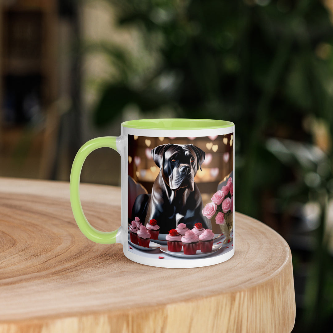 Cane Corso Romantic- Mug with Color Inside v2