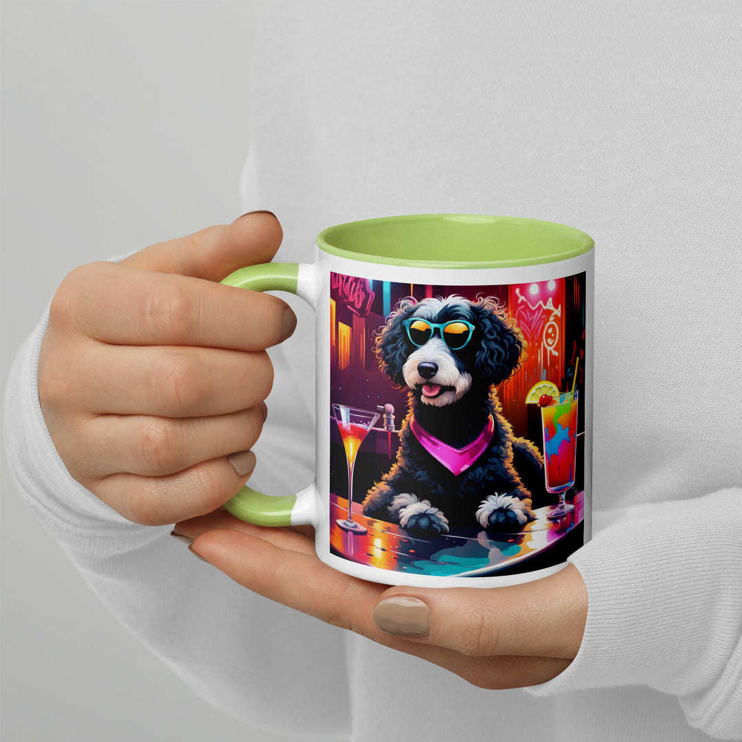 Bernedoodle General- Mug with Color Inside v17