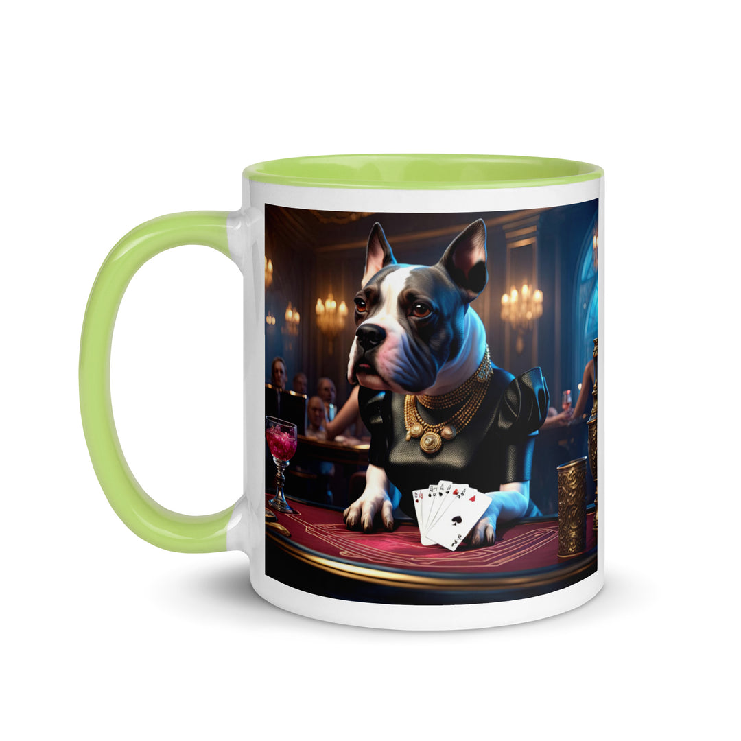 Catahoula Bulldog General- Mug with Color Inside v6