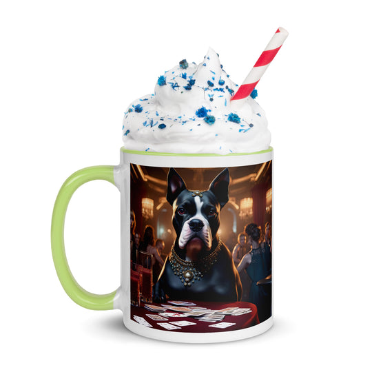 Catahoula Bulldog General- Mug with Color Inside v13