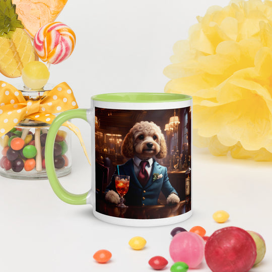 Cavapoo General- Mug with Color Inside v4