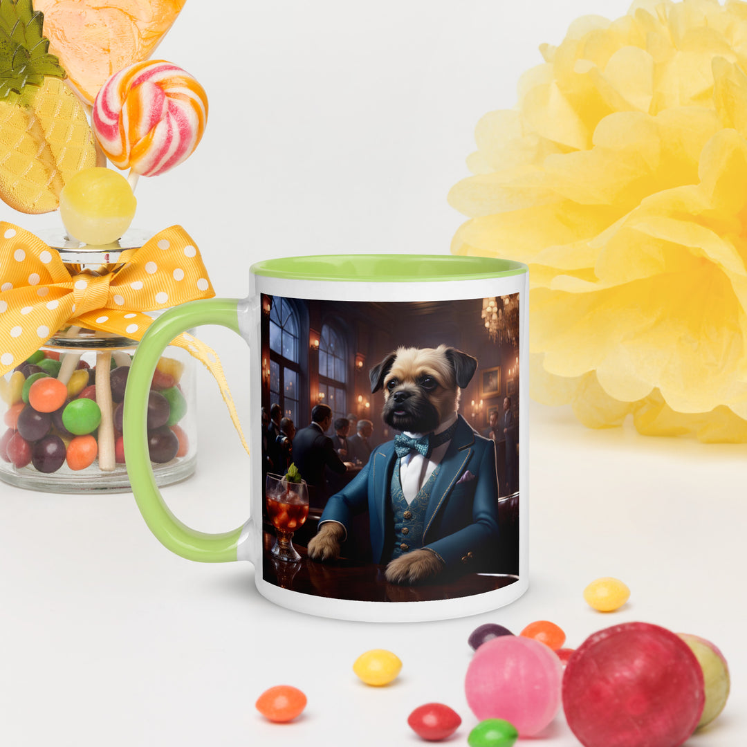 Cavapoo General- Mug with Color Inside v16