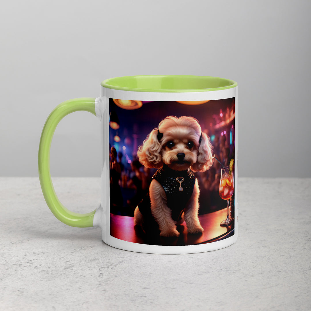 Cavapoo General- Mug with Color Inside v19