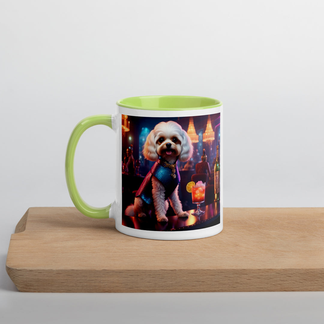 Cavapoo General- Mug with Color Inside v23