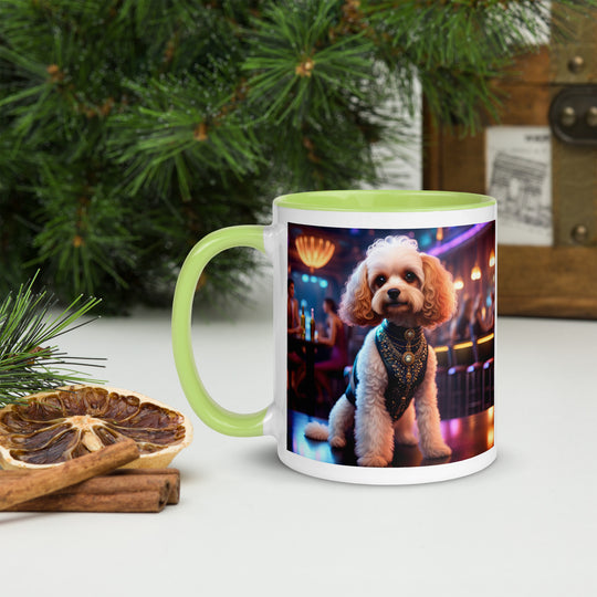 Cavapoo General- Mug with Color Inside v25