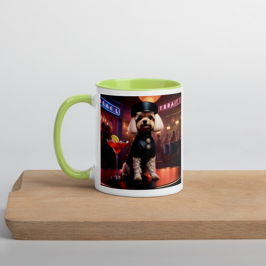 Cavapoo General- Mug with Color Inside v27