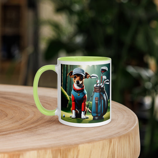 Chiweenie Golfer- Mug with Color Inside