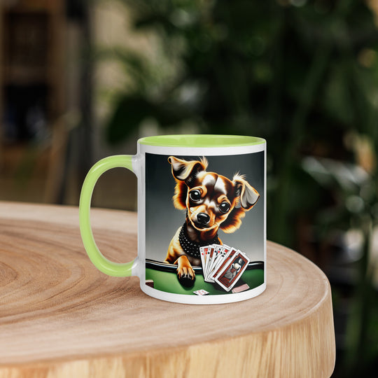 Chiweenie General- Mug with Color Inside v11