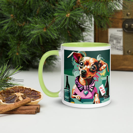 Chiweenie General- Mug with Color Inside v14