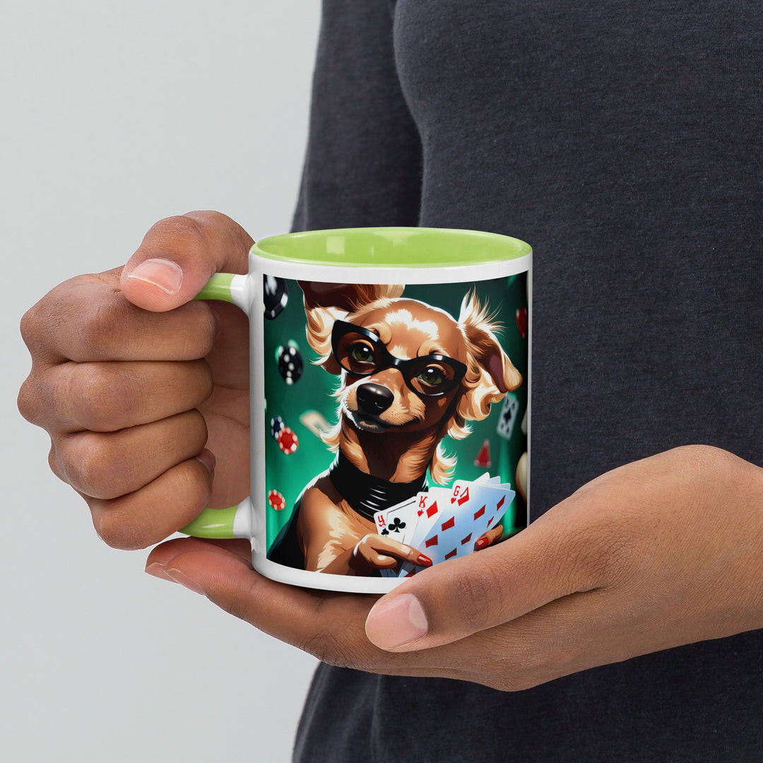 Chiweenie General- Mug with Color Inside v15