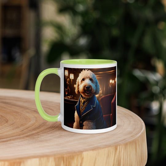 Goldendoodle- Mug with Color Inside v5