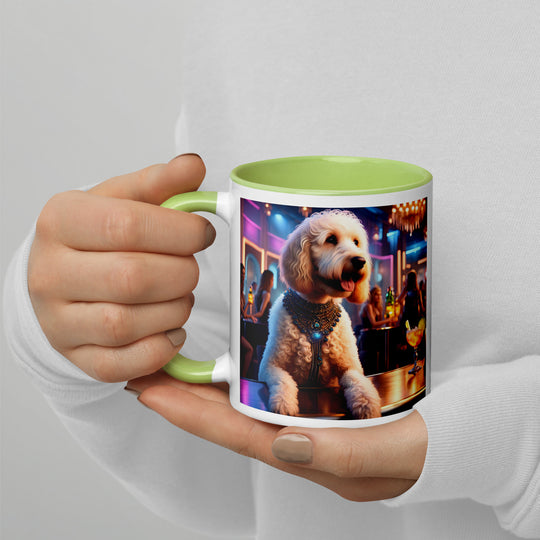 Goldendoodle- Mug with Color Inside v9