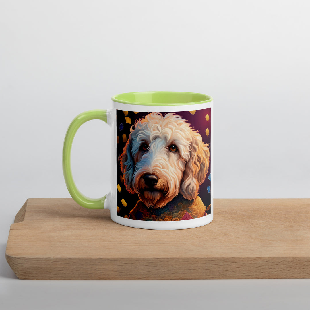 Goldendoodle- Mug with Color Inside v12