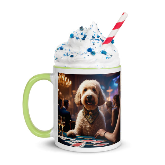 Goldendoodle- Mug with Color Inside v17