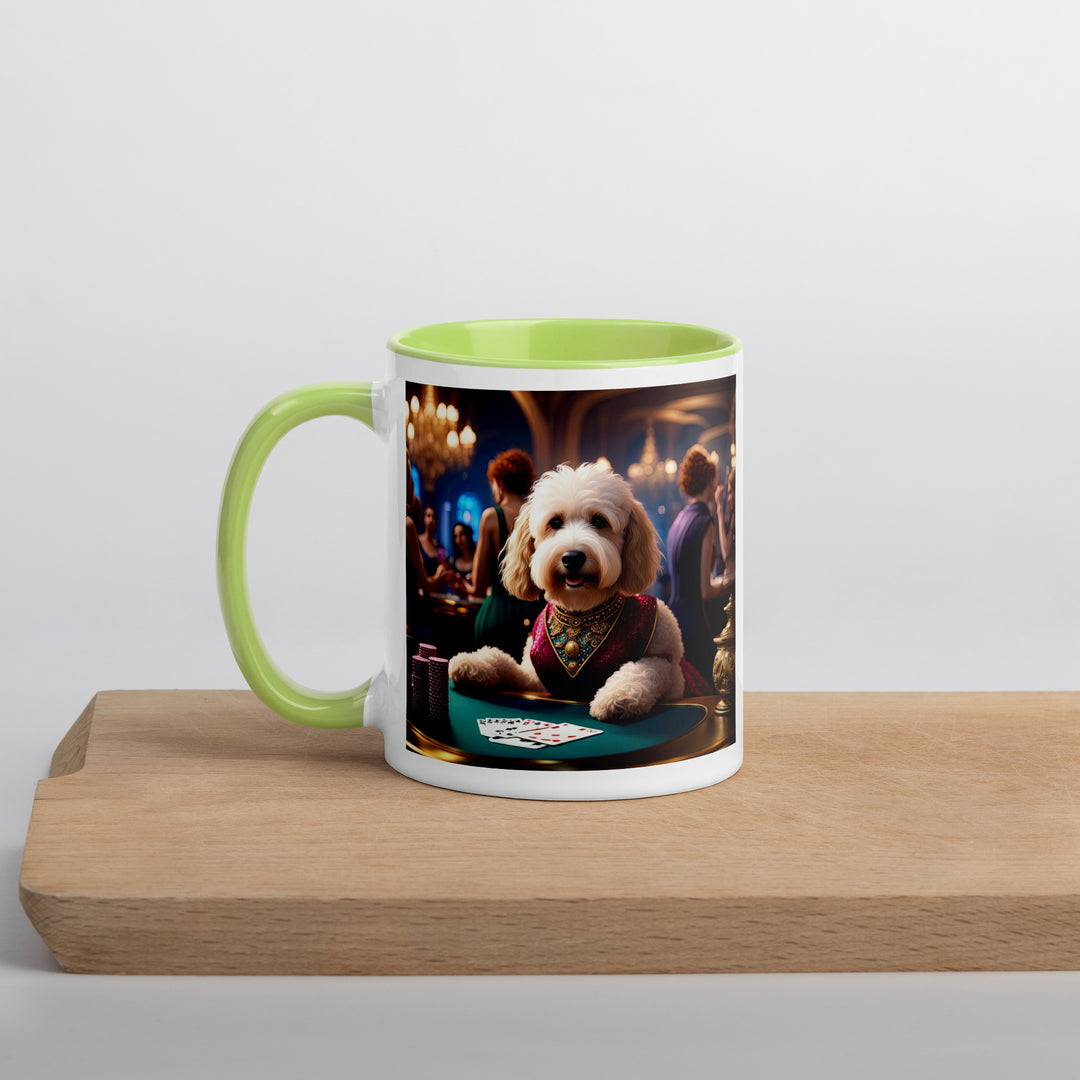 Goldendoodle- Mug with Color Inside v20