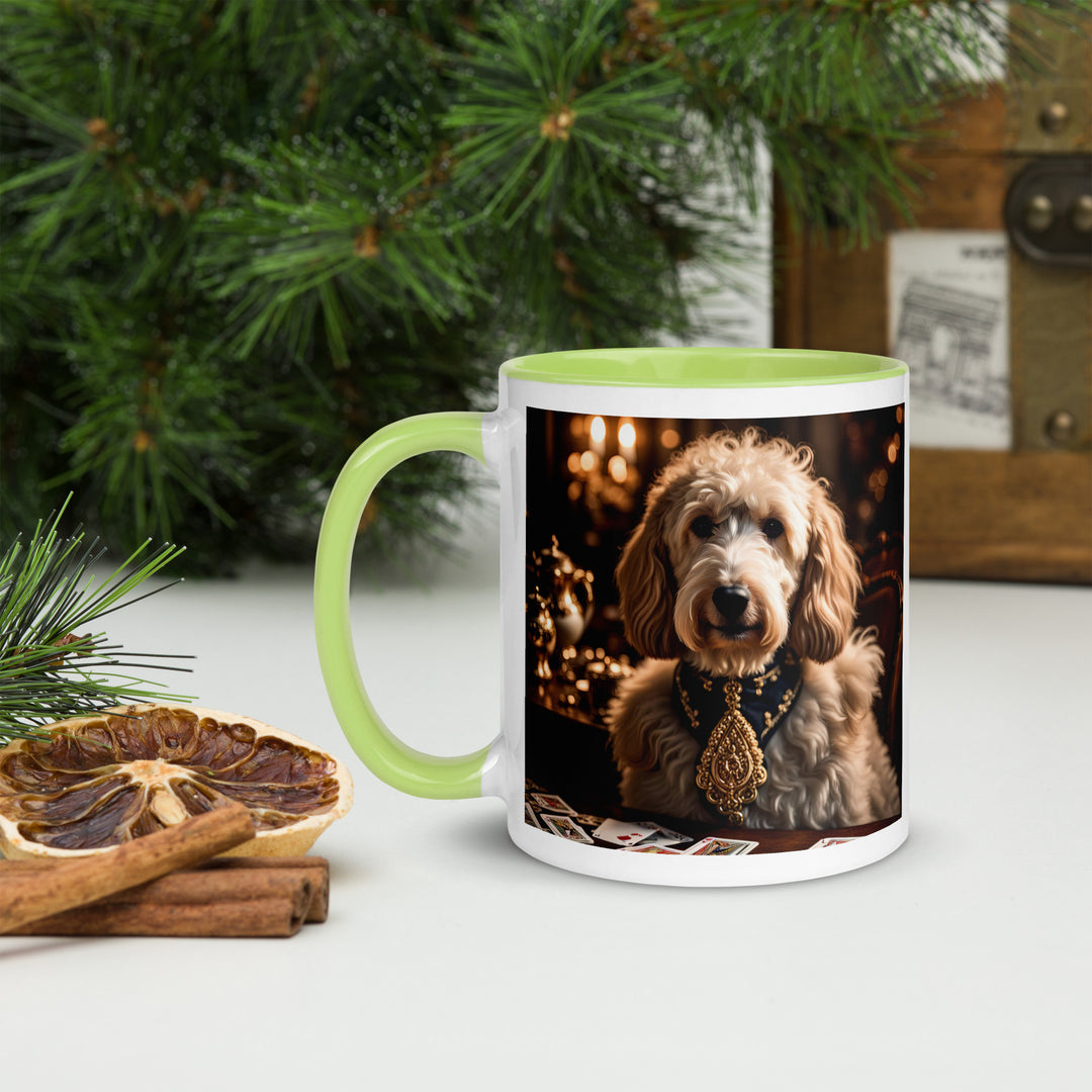 Goldendoodle- Mug with Color Inside v23