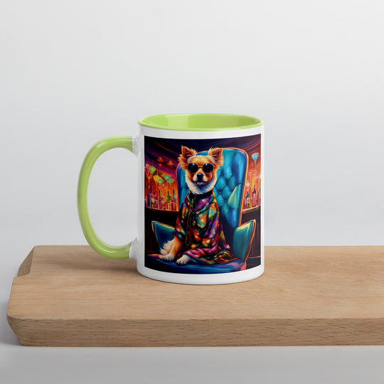 Pekapoo General- Mug with Color Inside v7