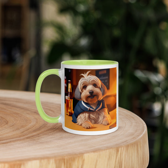 Yorkipoo General- Mug with Color Inside v7