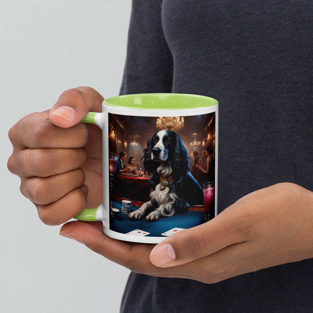 Sprocker Spaniel General- Mug with Color Inside v9