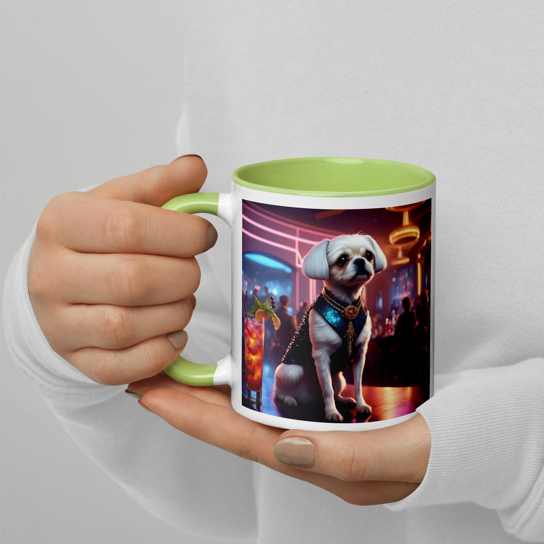 Pugapoo General- Mug with Color Inside v7