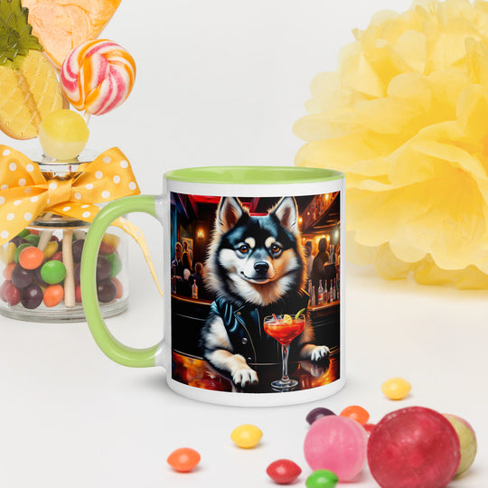 Pomsky General- Mug with Color Inside v2