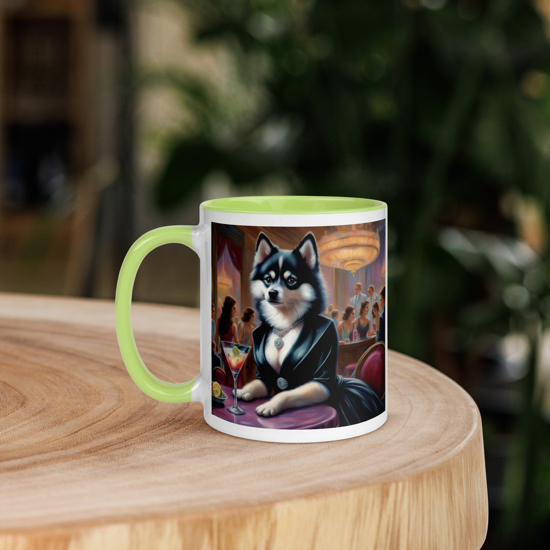 Pomsky General- Mug with Color Inside v5