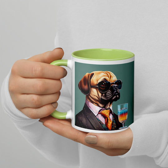 Puggle General- Mug with Color Inside