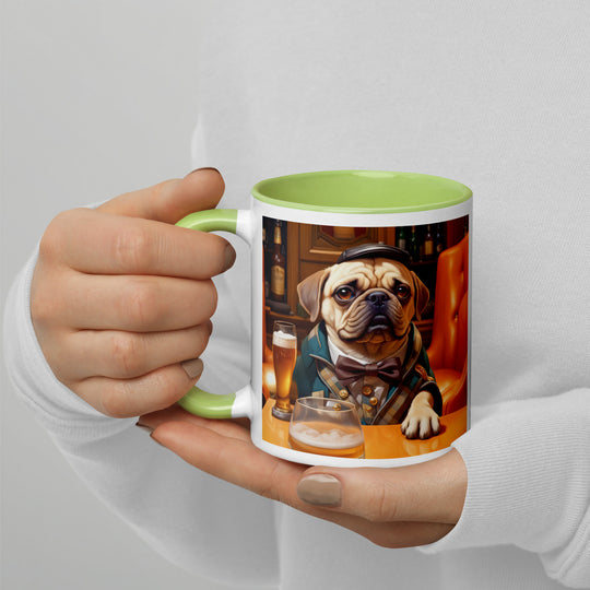 Puggle General- Mug with Color Inside v2