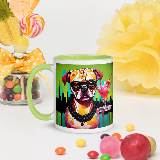 Puggle General- Mug with Color Inside v4