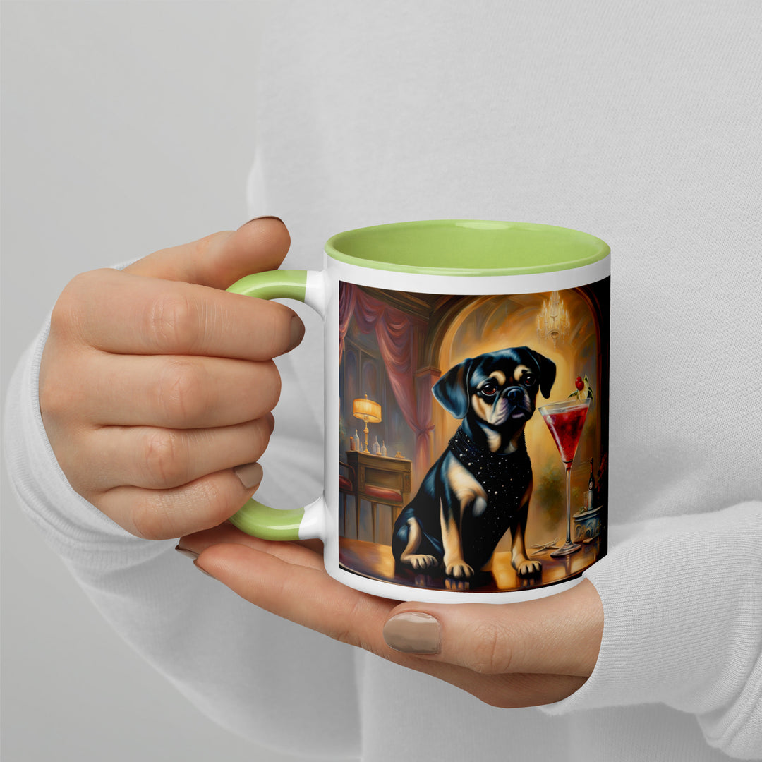 Puggle General- Mug with Color Inside v6