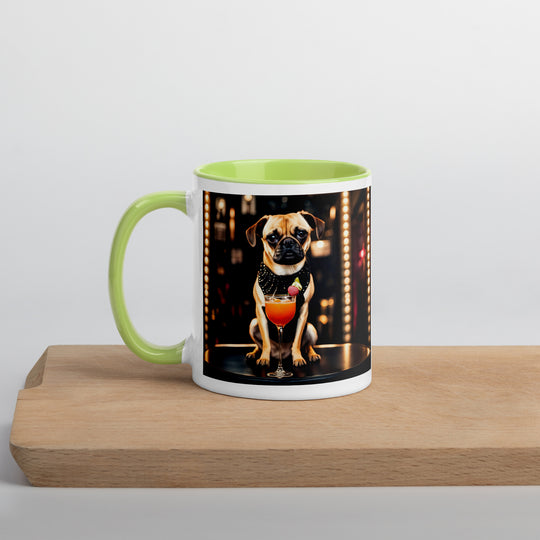 Puggle General- Mug with Color Inside v13