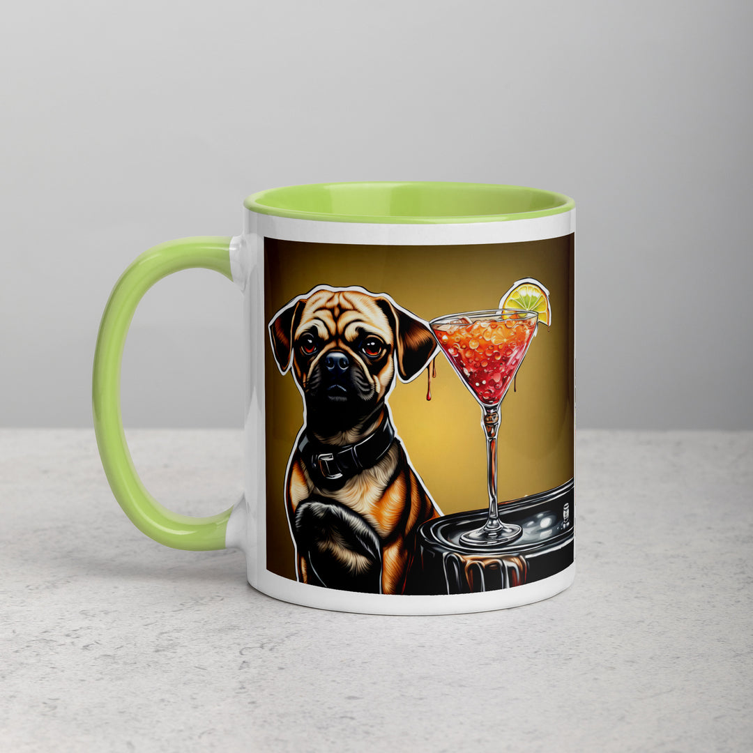 Puggle General- Mug with Color Inside v17