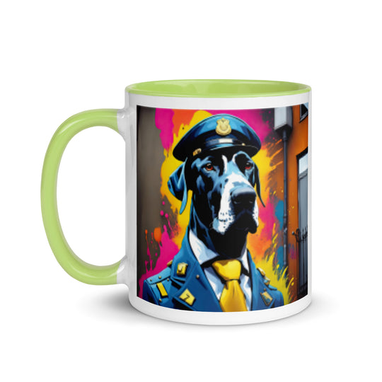 Great Dane- Mug with Color Inside v5