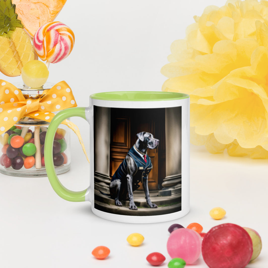 Great Dane- Mug with Color Inside v4