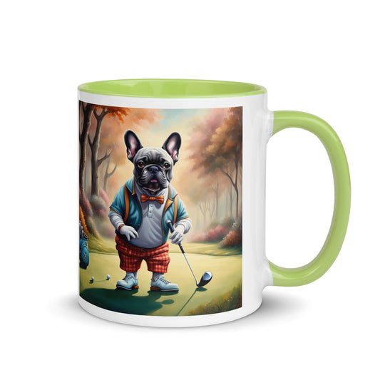 Mug with Color Inside-French Bulldog