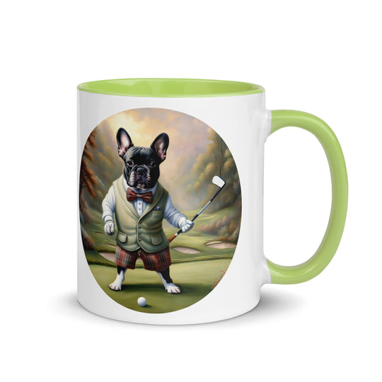 Mug with Color Inside-French Bulldog V3