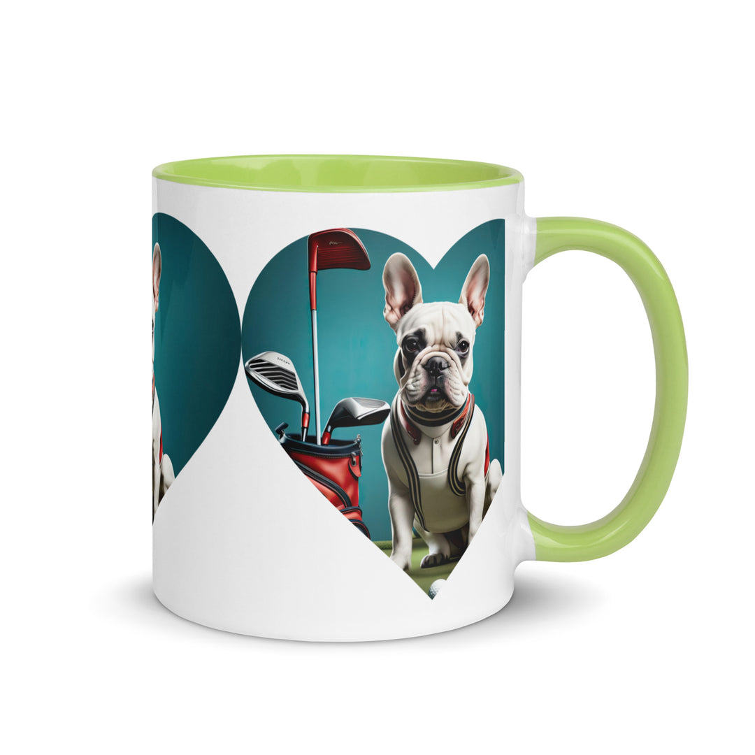 Mug with Color Inside-French Bulldog V7