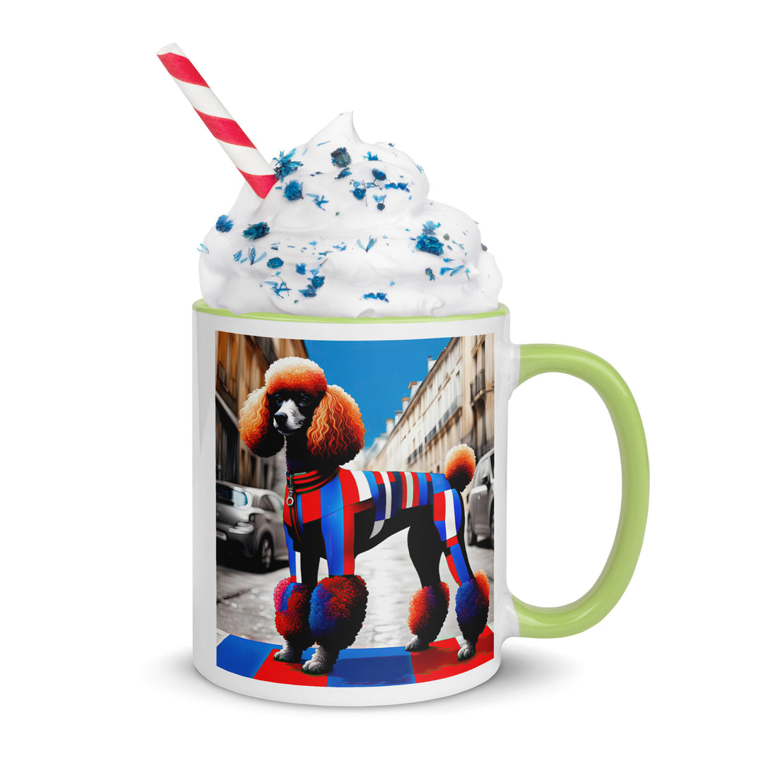 Poodle- Mug with Color Inside