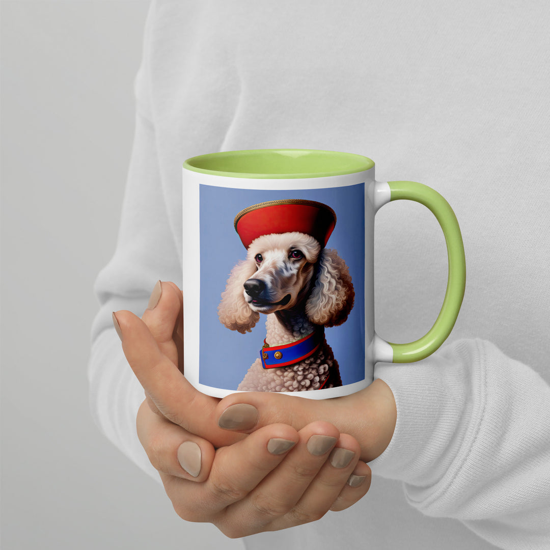 Poodle- Mug with Color Inside v3