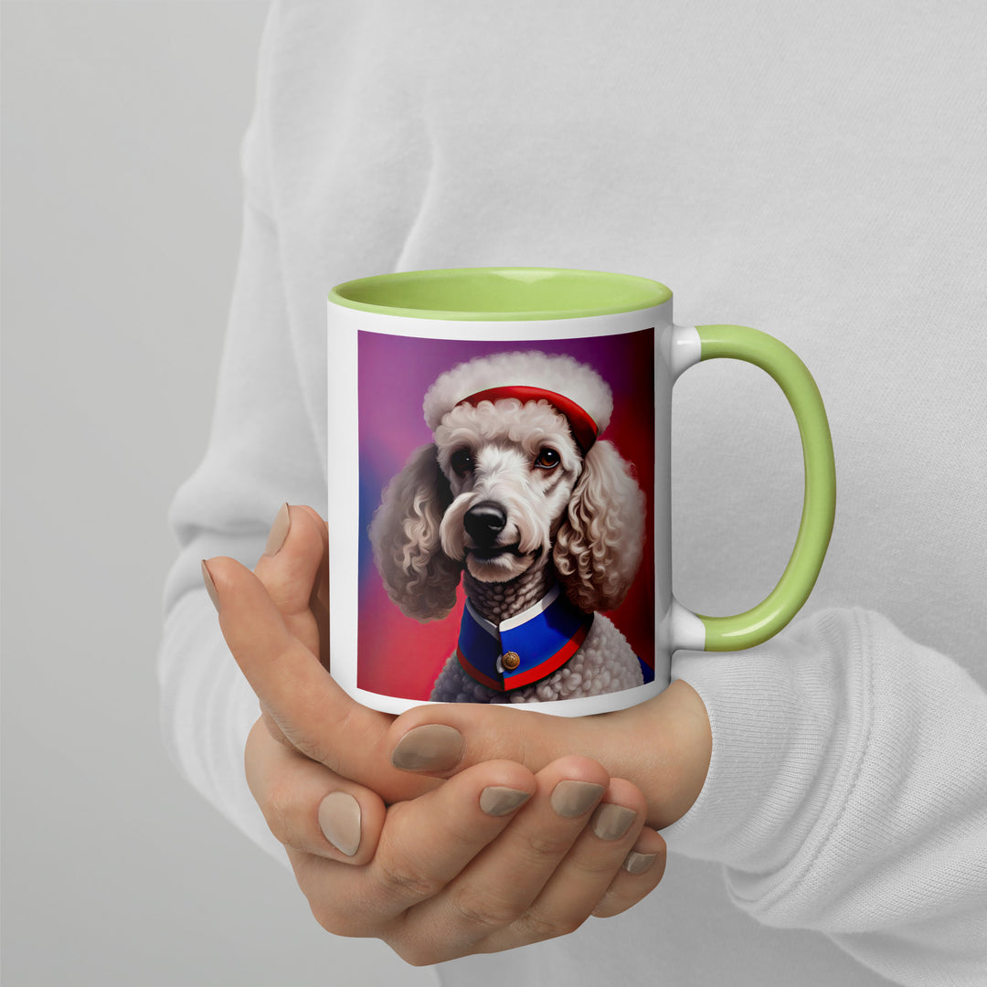 Poodle- Mug with Color Inside v5