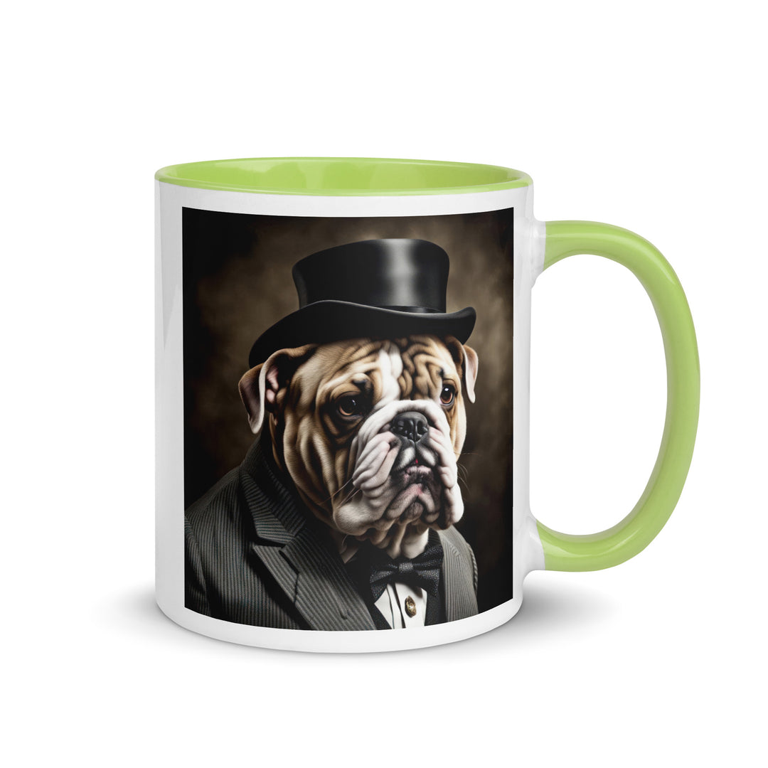 Bulldog- Mug with Color Inside