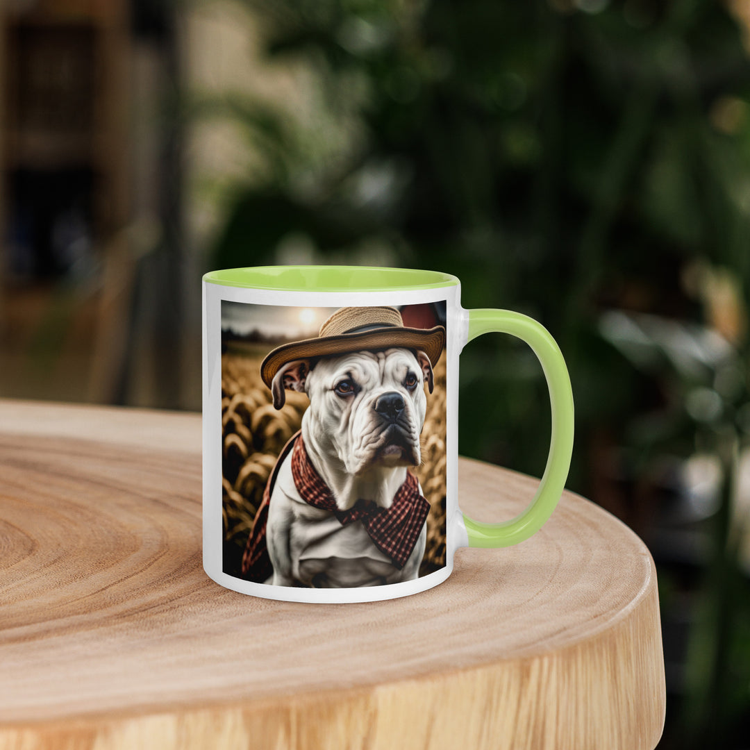 American Bulldog- Mug with Color Inside v3