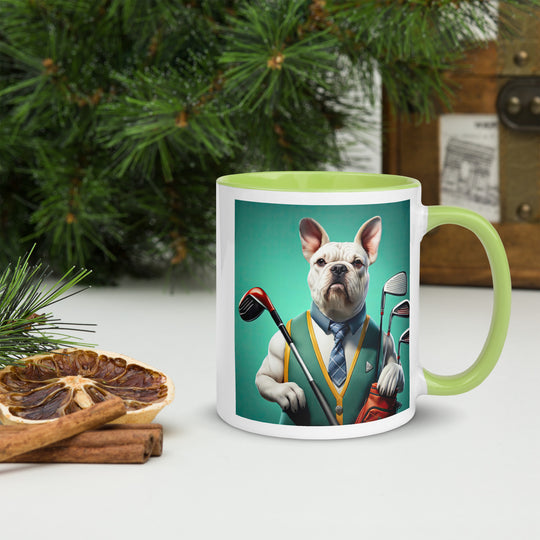 American Bulldog Golfer- Mug with Color Inside